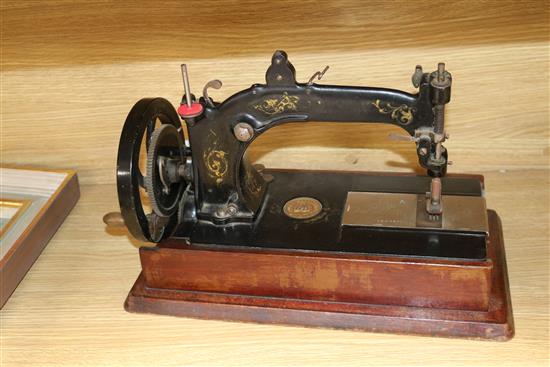 A Wheeler and Wilson MFG Co sewing machine c.1860